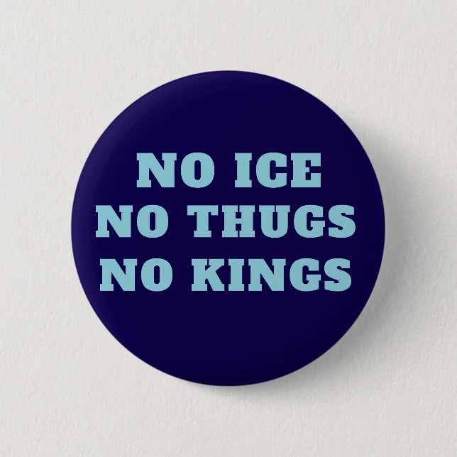Custom Anti ICE Protest Yard Signs 6 Cm Round Badge (Front)