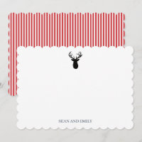 Custom Antler Deer Wilderness Logo Stationary