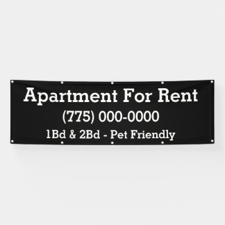 Custom Apartment For Rent Banner