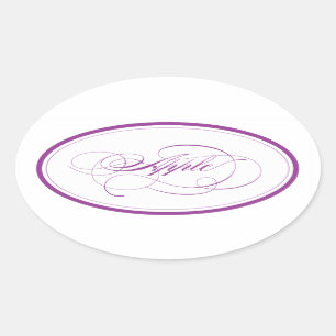 Custom_Apple Oval Oval Sticker