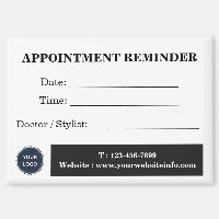 Custom Appointment Reminder Magnet