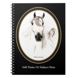 Custom Arabian Horse Notebook