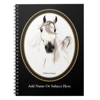 Custom Arabian Horse Notebook