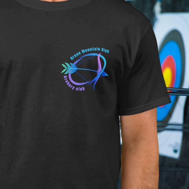 Custom Archery School Club League Name  T-Shirt (Creator Uploaded)