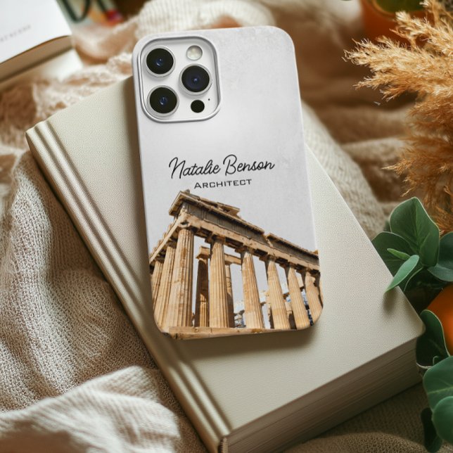 Custom Architect Phone Case, Women Graduation gift Case-Mate iPhone Case (gift for architect, graduation gift for architect, architect birthday present for her or him)
