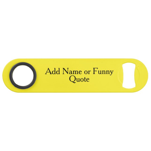 Custom Art Photo Name Monogram Quote Yellow (Front (Horizontal))