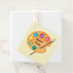 Custom Artist NAME - Art classe teacher fair Favour Tags