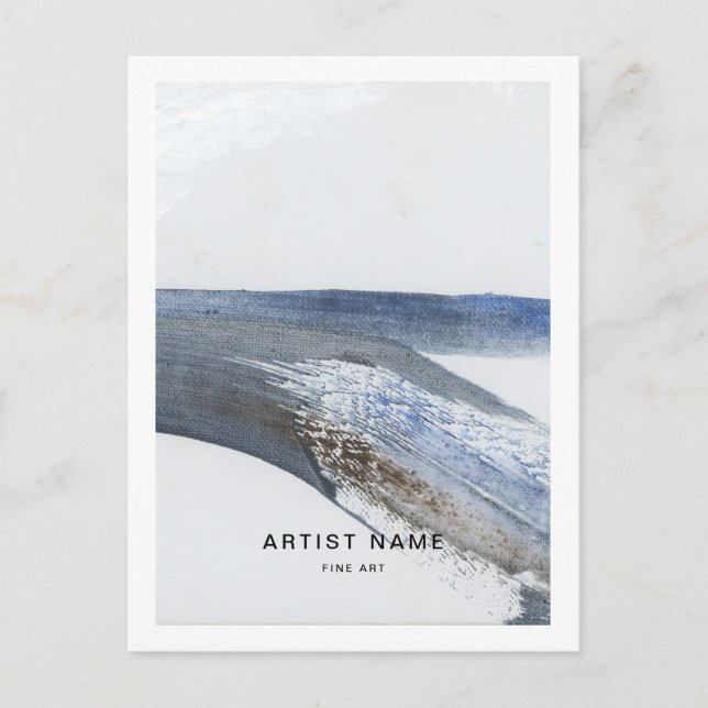 Custom Artist Postcard Template (Front)