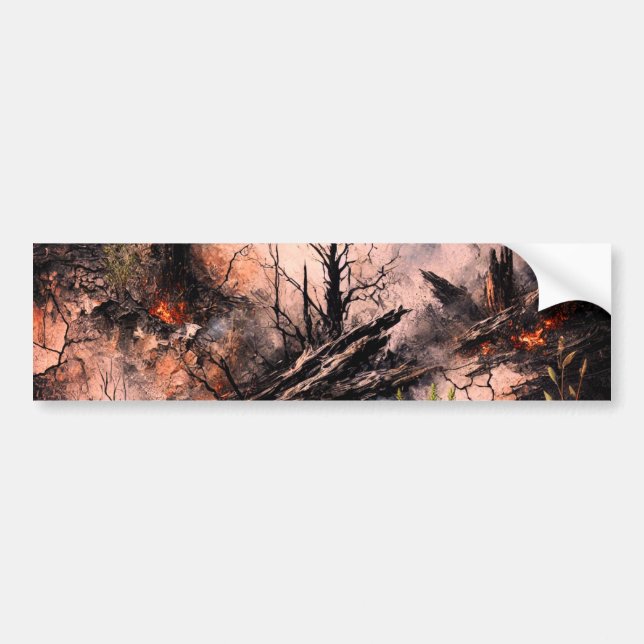 Custom Artistic Bumper Sticker – Unique Design (Front)