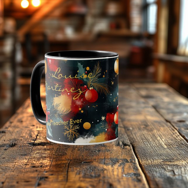 Custom Artistic Holiday Mug - Personalised Design (Creator Uploaded)