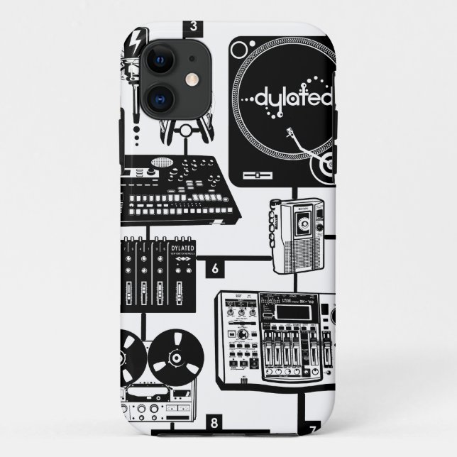 custom Assemble Your Hustle Music Mixology Case-Mate iPhone Case (Back)