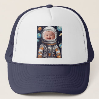 Custom Astronaut Cutout Photo Personalised Trucker Hat