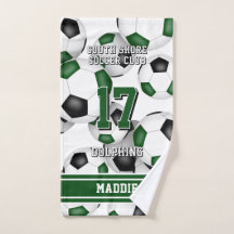 Custom athlete and team name green