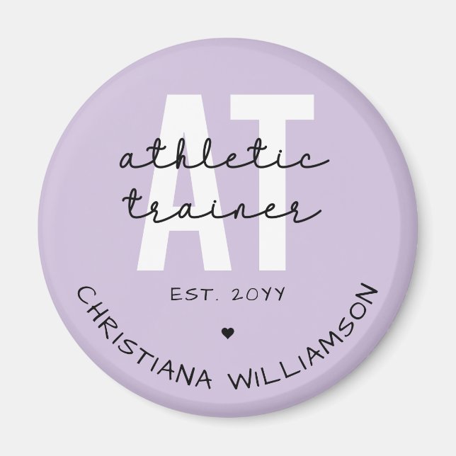 Custom Athletic Trainer AT athletic training Magnet (Front)