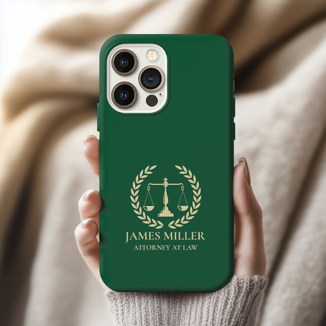 Custom Attorney Phone Case, Lawyer Thank You Gift iPhone Case (attorney thank you gift case, personalized professional lawyer gift, custom lawyer graduation gift)