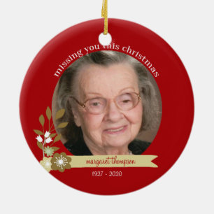 Custom-Aunt Margaret Ceramic Tree Decoration