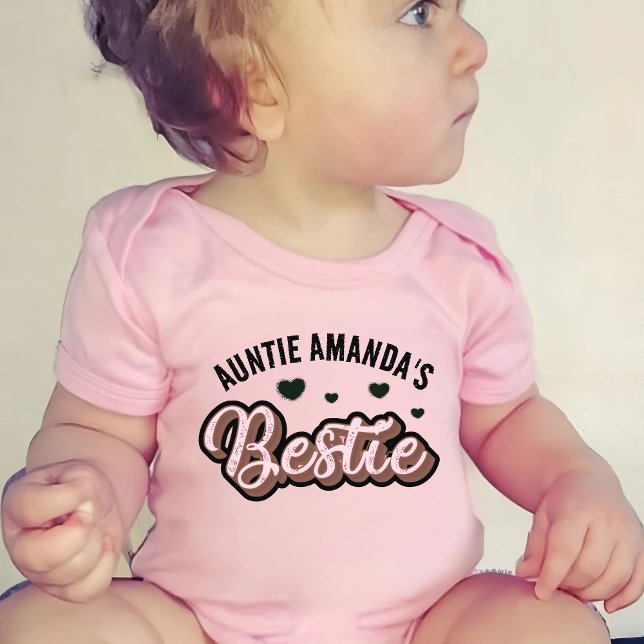 Custom Auntie's Bestie Baby Bodysuit (Creator Uploaded)