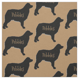 Custom Australian Shepherd Dog Fabric