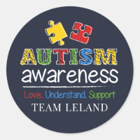 Custom Autism Awareness Love Understand Support