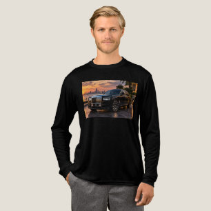 Custom Automotive Graphic Long Sleeve T-Shirt Tri-Blend Shirt