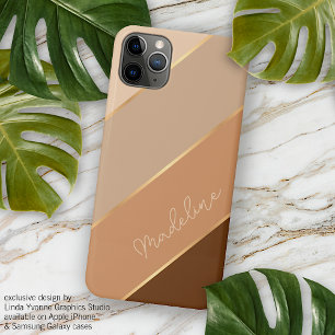 Custom Autumn Caramel Spiced Latte Fall Colours Case-Mate iPhone Case