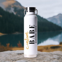 Custom Babe Funny Saying Personalised Name