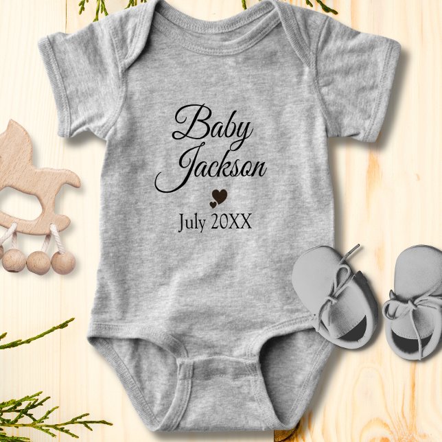 Custom Baby Announcement  Bodysuit (Creator Uploaded)