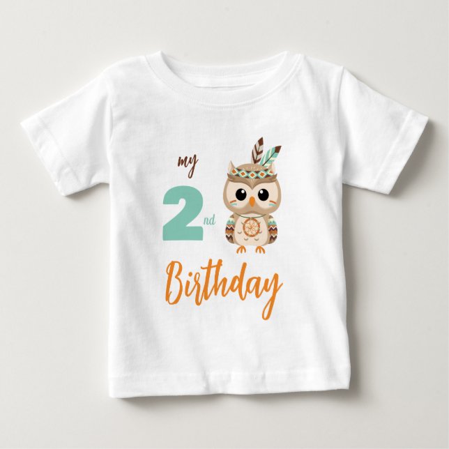 Custom Baby Birthday T-Shirt (Front)