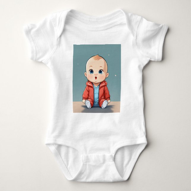 Custom Baby Bodysuit | Super Soft Jersey |  (Front)