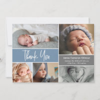 Custom Baby Boy Dusty Blue Shower Photo