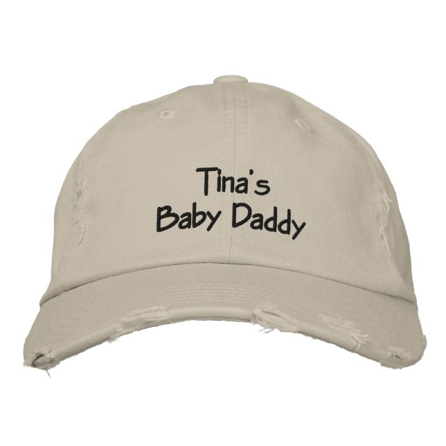 Custom Baby Daddy Embroidered Cap (Front)