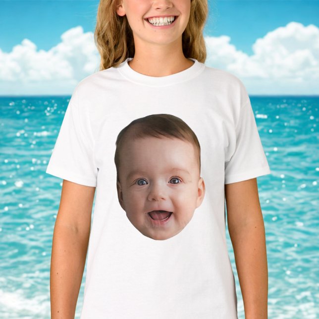 Custom Baby Face, Funny custom photo T-Shirt (Creator Uploaded)
