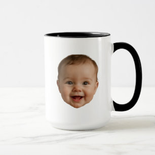 Custom Baby Face Grandpa Gift Dad Birthday Gift  Mug