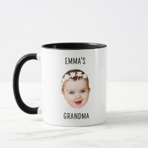 Custom Baby Face Mothers Day Gift for Dad / Mum Mug