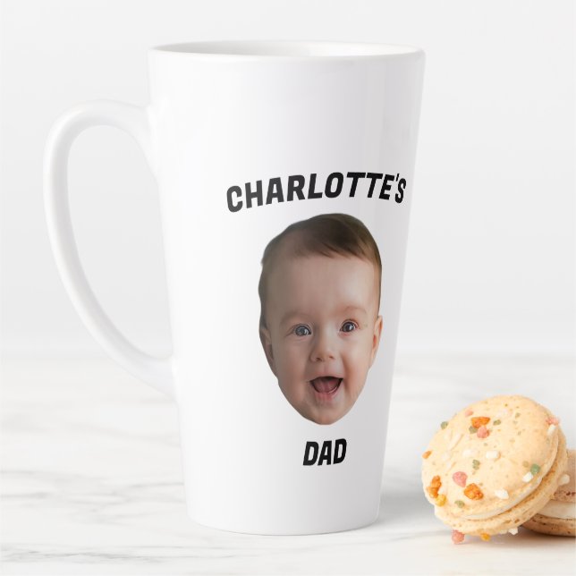 Custom Baby Face Mug, Custom New Dad Mug (In Situ)
