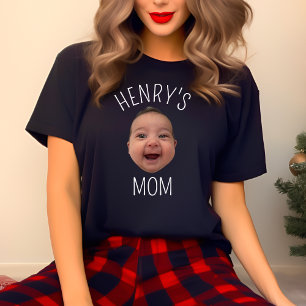 Custom Baby Face Personalised Child Photo New Mum T-Shirt