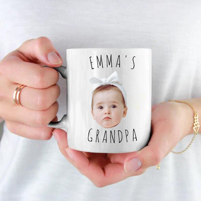 Custom Baby Face Photo Mum Dad  Coffee Mug (Creator Uploaded)
