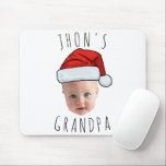 Custom Baby Face Santa Hat Christmas Photo Mouse Pad<br><div class="desc">Custom Baby Face Santa Hat Christmas Photo, Replace the face of this baby with your favourite photo (make sure to crop as much to the face as possible and use an app to remove the background) and personalise this funny Christmas Holiday gift with your kid, husband, or boyfriend on it!...</div>