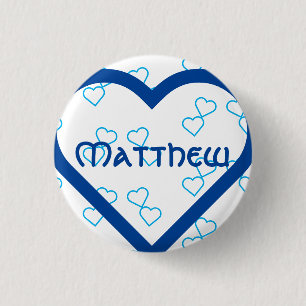 Custom baby name 3 cm round badge
