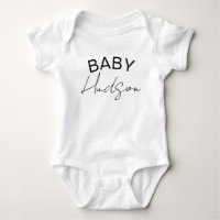 Custom Baby name, Last Name or First Name Baby Bod