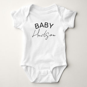 Custom Baby name, Last Name or First Name Baby Bod Bodysuit