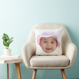 Custom Baby Photo, Baby Photo Face Cushion
