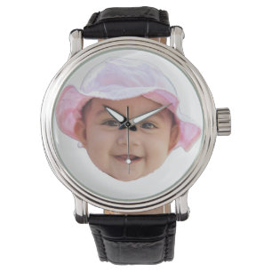 Custom Baby Photo, Baby Photo Face Watch