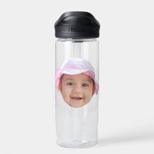 Custom Baby Photo, Baby Photo Face Water Bottle