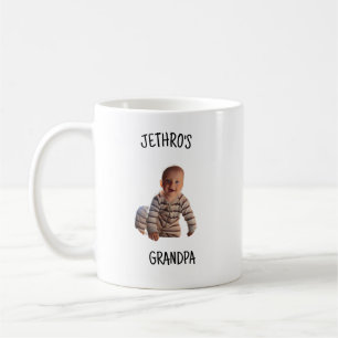 Custom Baby Photo Mug for Grandpa & Grandma