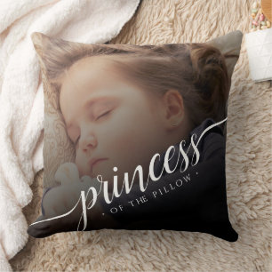 Custom Baby Photo Princess of the Pillow