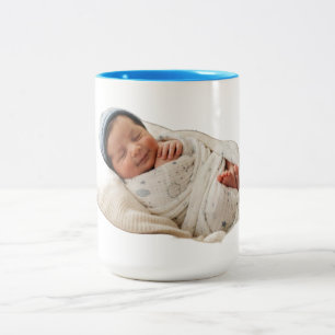 Custom Baby Photo Two-Tone Mug