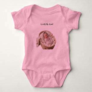 Custom Baby Photo Worth The Wait Infant Bodysuit