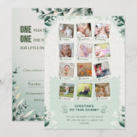 Custom Baby’s 1st Year Journey Photo Collage