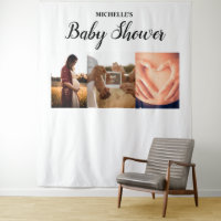 Custom Baby shower name multiple photo mum to be